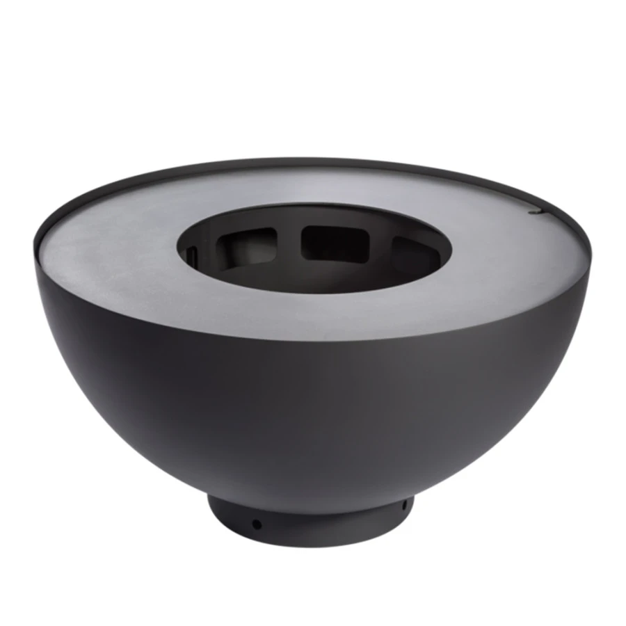 Brasero Plancha Boule Noir - Feu Du Jardin