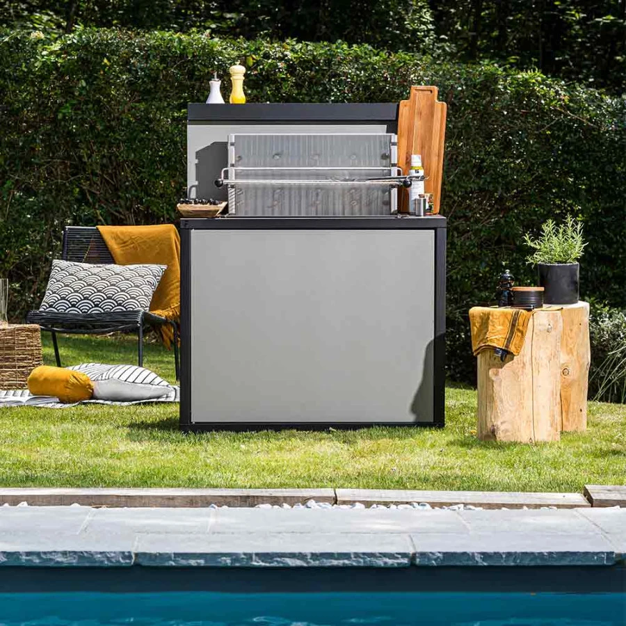 Barbecue Charbon Grilloir 66 Cm Inox - Forge Adour – Image 3