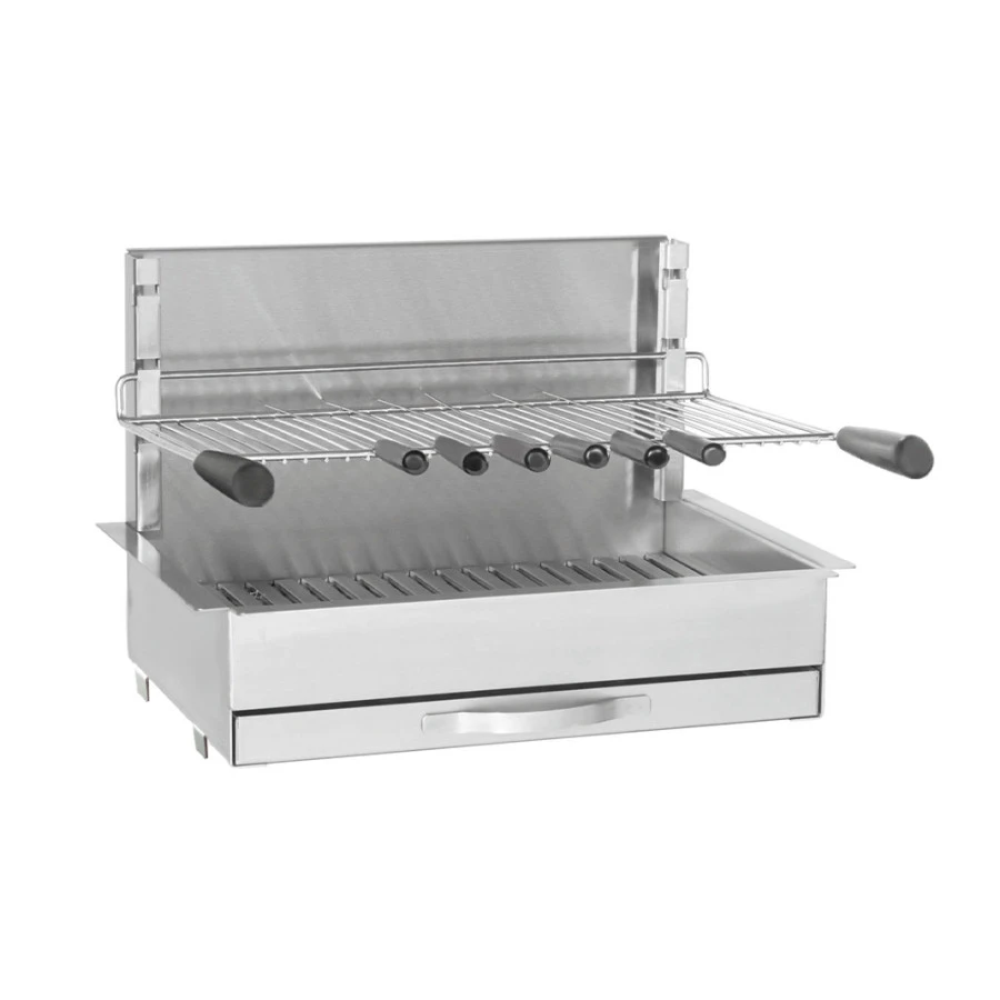 Barbecue Charbon Grilloir 66 Cm Inox - Forge Adour
