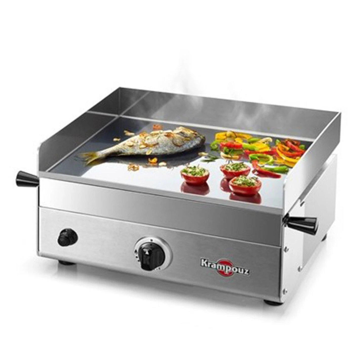 Pack Plancha Gaz Design 41 Cm + Chariot Plein Air Compact - Krampouz – Image 4