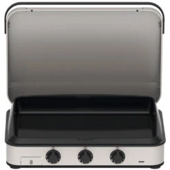 Plancha Gaz Enosign 80 Inox Avec Capot - ENO*