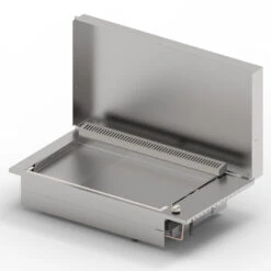 Plancha Gaz Encastrable Oasi 80 Inox Lisse Rainurée - Planet