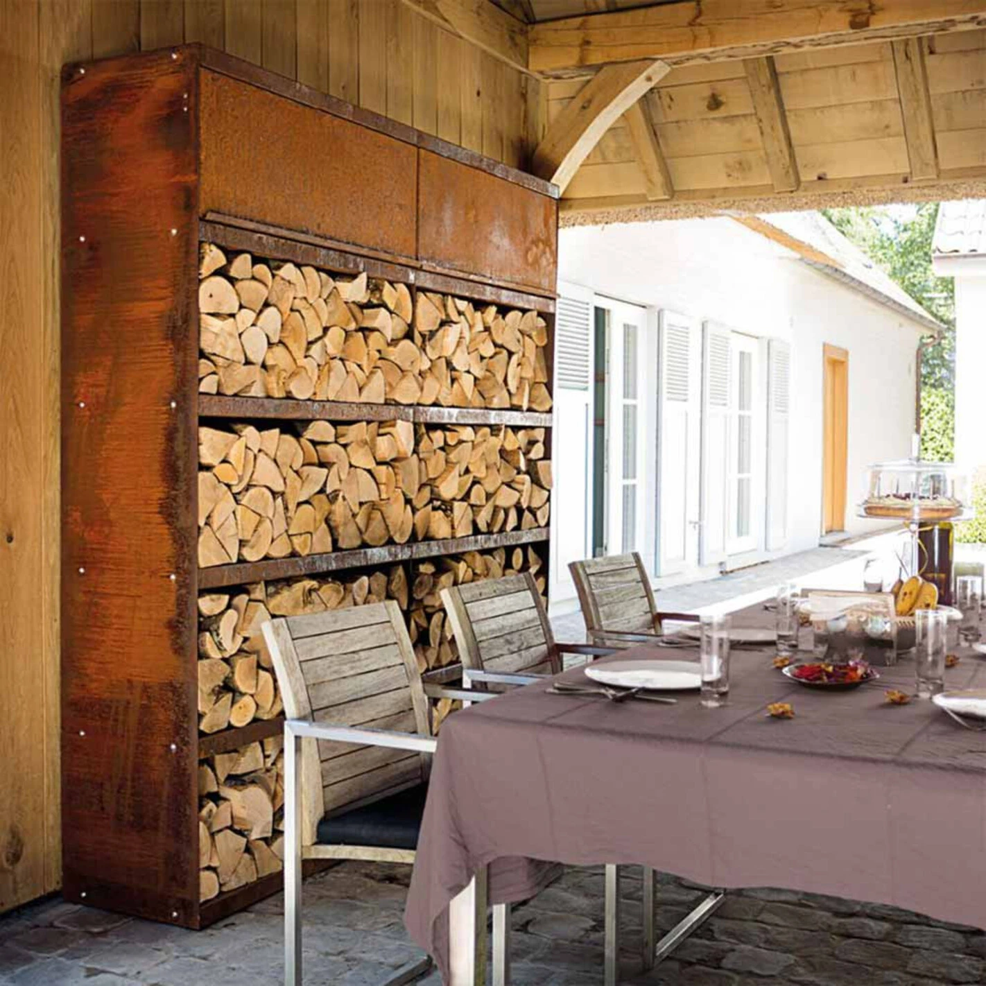 Etagère Range Bois Corten 100 - Ofyr – Image 4