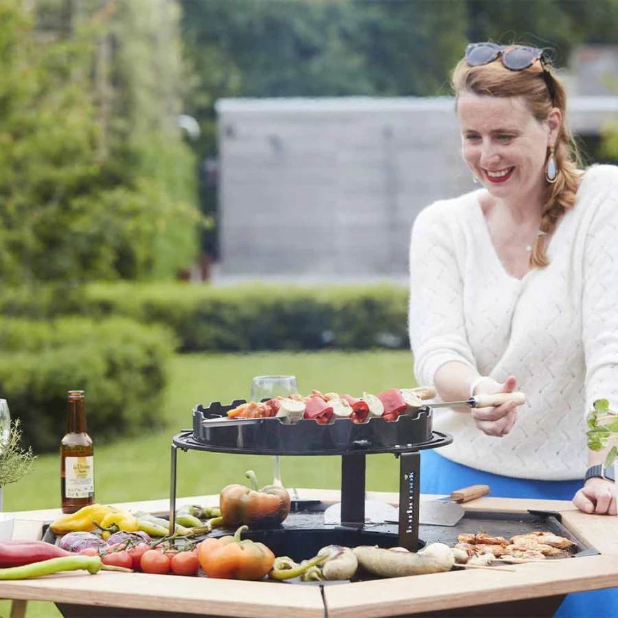 Table D’appoint En Bois Brasero Nestor - Barbecook – Image 2